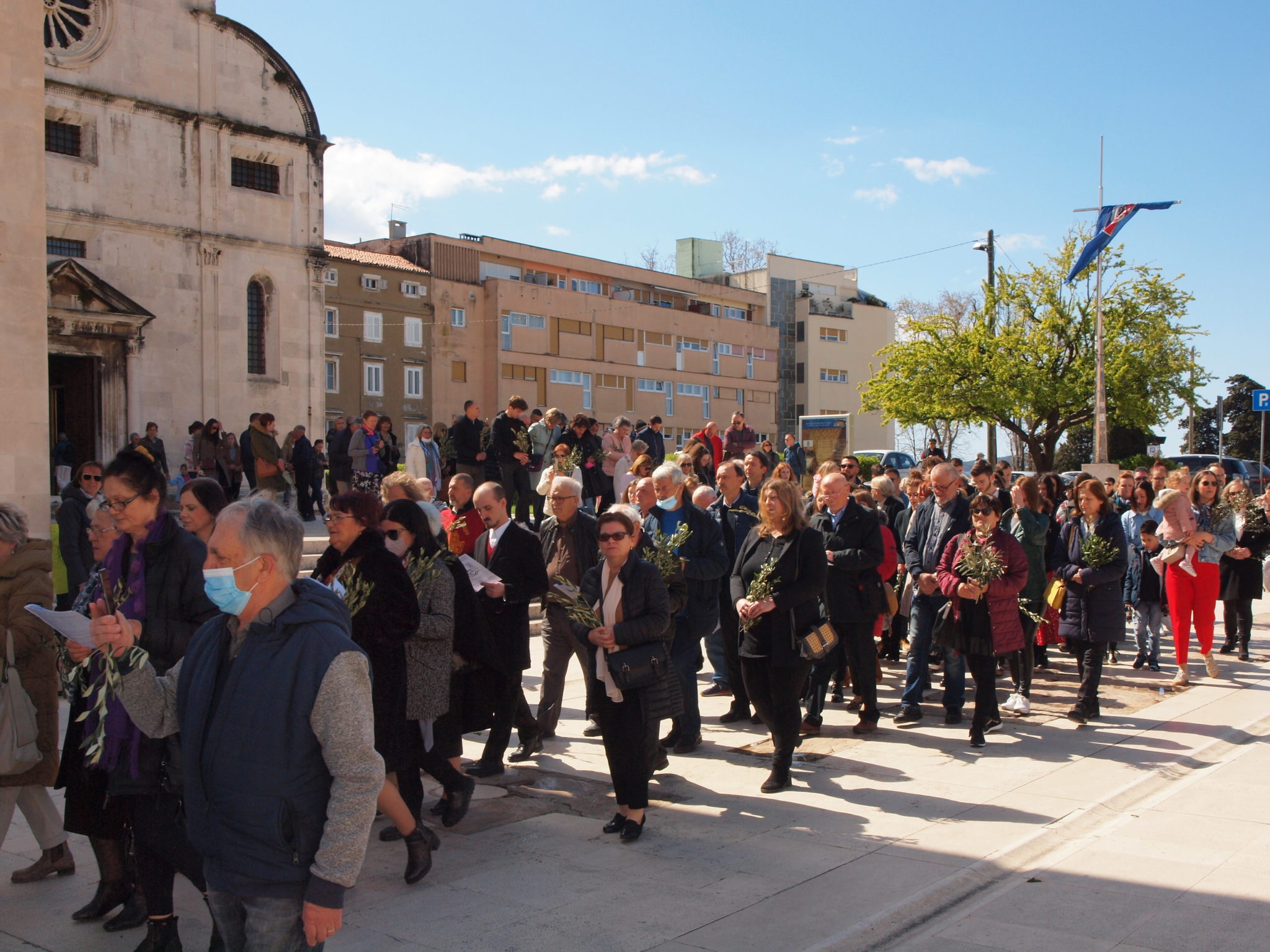 ZADAR: Cvjetnica u katedrali sv. Stošije